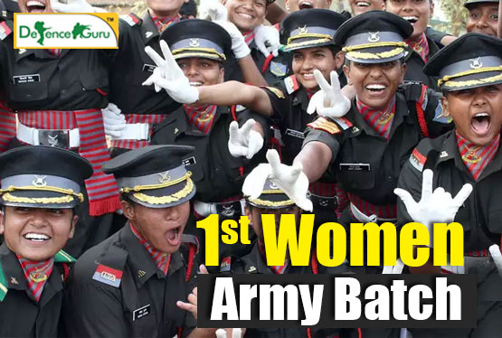 1st Women Indian Army Batch