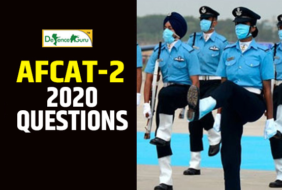 AFCAT-II 2020 WRITTEN EXAM QUESTIONS
