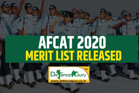 AFCAT 2020 Merit List Released