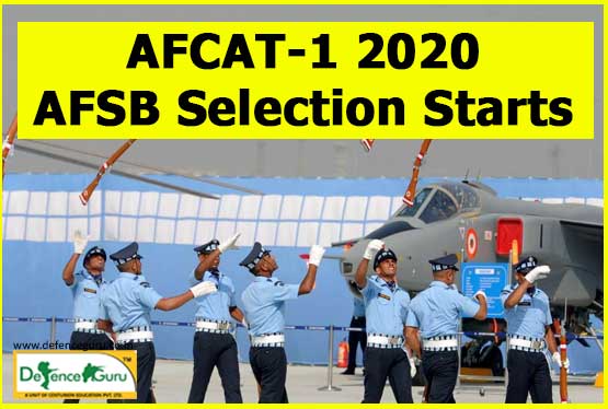 AFCAT-1 2020 AFSB Selection Starts -Notification Released