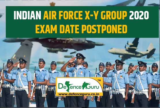 Indian Air Force X, Y Group 2020 Exam Date Postponed