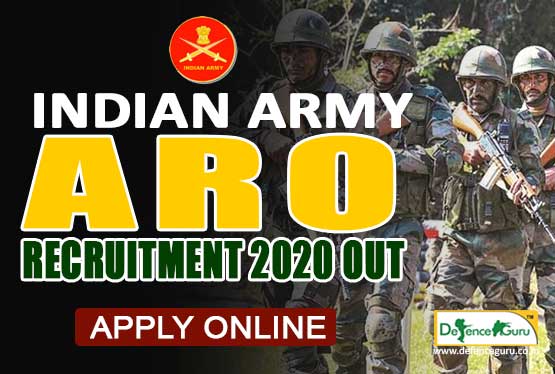 Indian Army ARO Recruitment 2020 Out - Apply Now