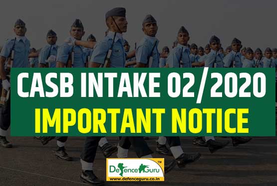 CASB Intake 02/2020 Important Notice
