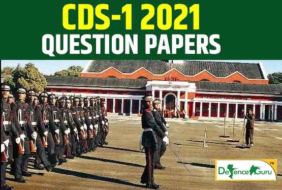 CDS-1 2021 Exam Question Papers (Original) - English | GS | Maths