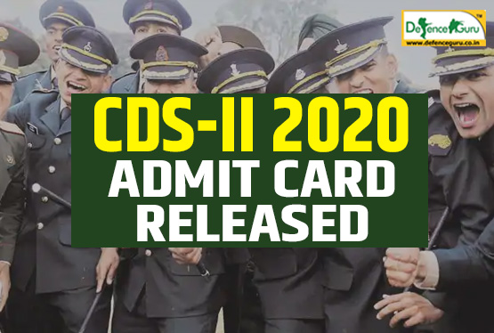 CDS-2 2020 Admit Card Released