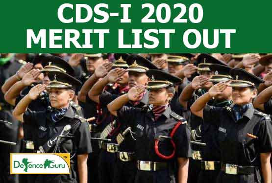 CDS-1 2020 MERIT LIST OUT