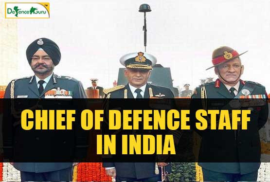 THE NEW CHIEF OF DEFENCE STAFF IN INDIA