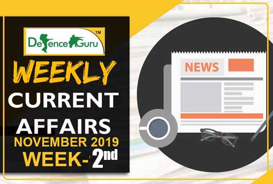 Current Affairs November 2019 2nd Week-Check Now