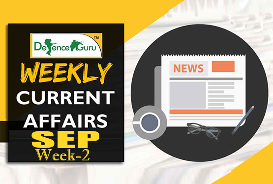 Current Affairs September 2019 2nd Week-Check Now