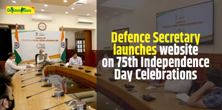 Defence Secretary launches website on 75th Independence Day Celebrations