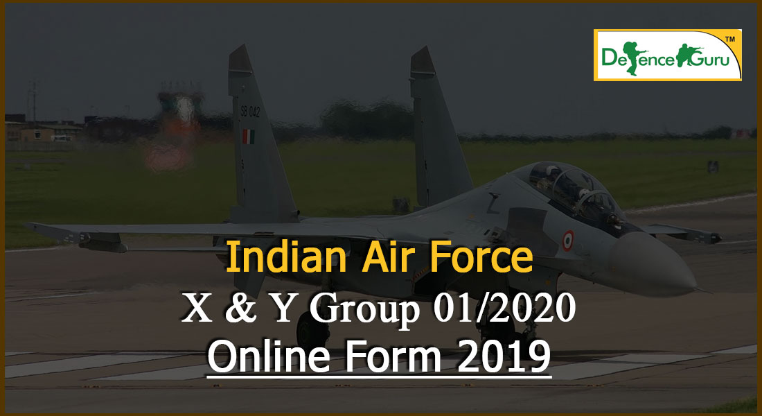 Air Force Group X Y Airmen Exam Notification Online Form 2019