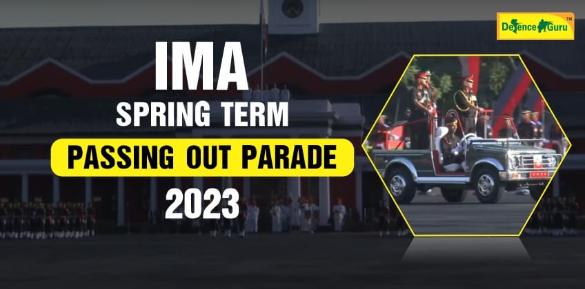 IMA Spring Term Passing Out Parade 2023