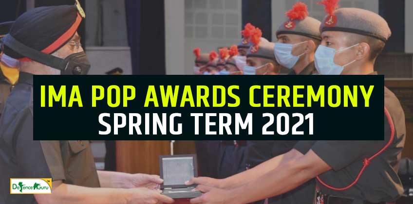 IMA POP Awards Ceremony Spring Term 2021
