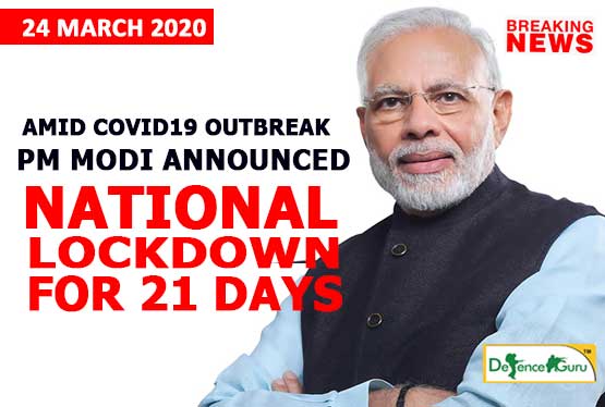Amid COVID19 Outbreak PM Modi announced National Lockdown 21 Days