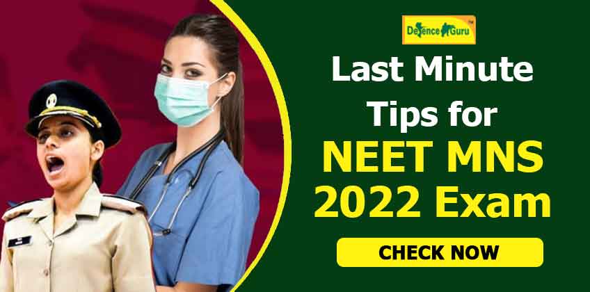 Last Minute Tips for NEET MNS 2022 Exam
