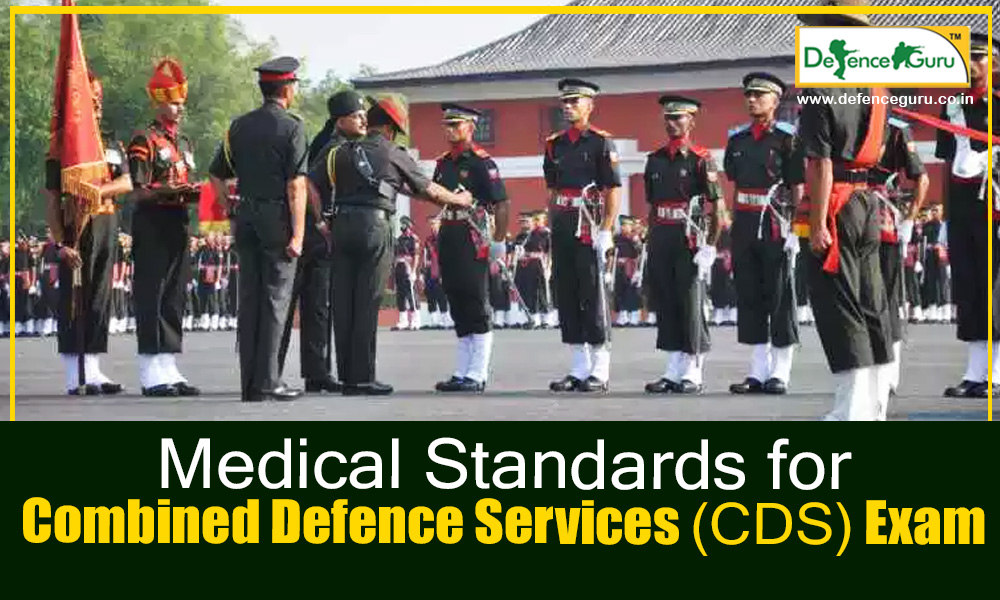 Medical Standards for Combined Defence Services (CDS) Exam