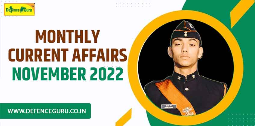 Monthly Current Affairs November 2022