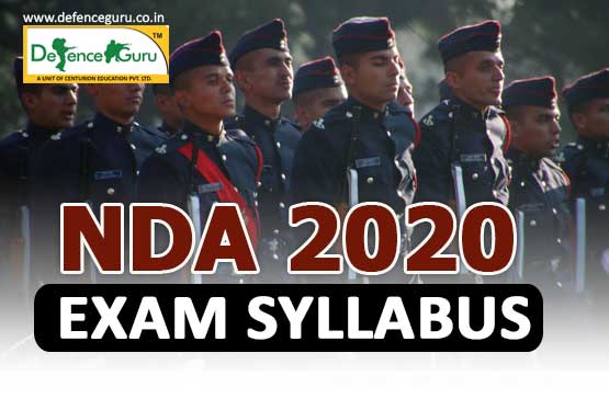 NDA 2020 Exam Paper 1 and Paper 2 Syllabus