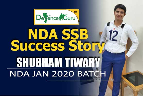 Meet Shubham Tiwary Recommended For NDA Jan 2020 Batch