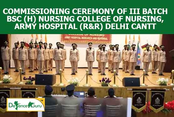 Commissioning Ceremony of III Batch BSc (H) Nursing College