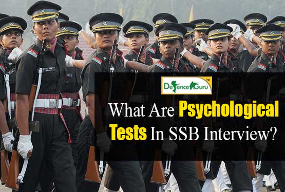 What Are Psychological Tests In SSB Interview
