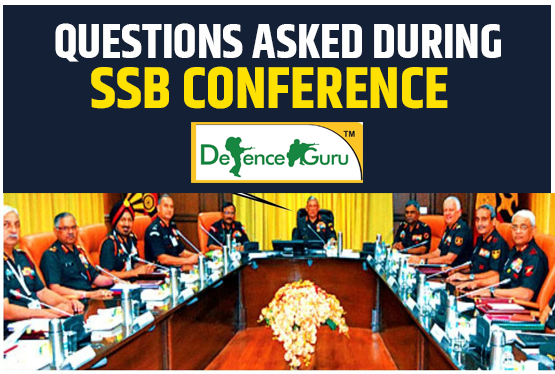 Questions Asked During SSB Conference