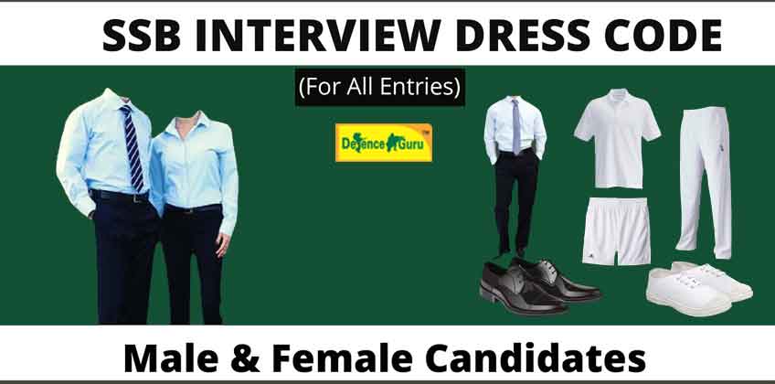 SSB Interview Dress Code for Male and Female