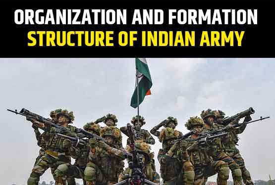 Organization And Formation Structure Of Indian Army