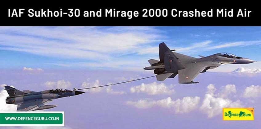 Two Fighter Jets of the Indian Airforce crashed in the Air
