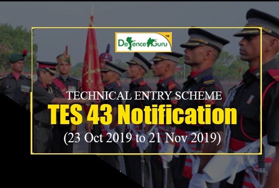 Indian Army 10+2 TES 43 Notification July 2020 Course