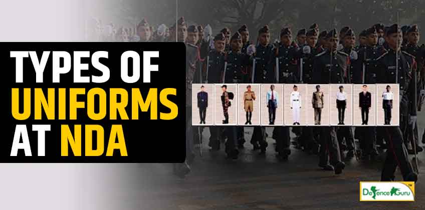 Types Of Uniforms at NDA (National Defence Academy)