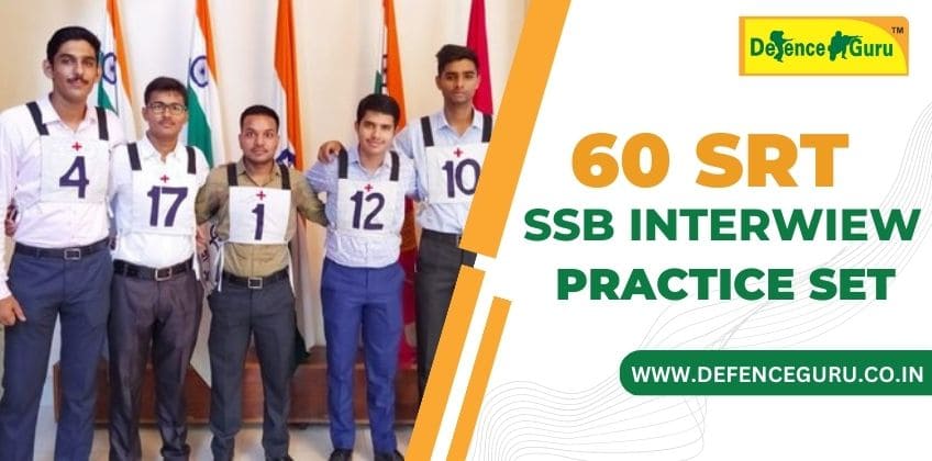 60 SRT SSB Interview Practice Set Download PDF