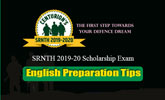 SRNTH 2019-20 Scholarship Exam English Preparation Tips