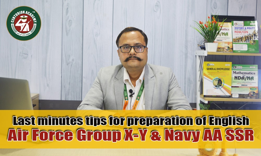 Last Minutes Tips for preparation of English Air Force Group X-Y
