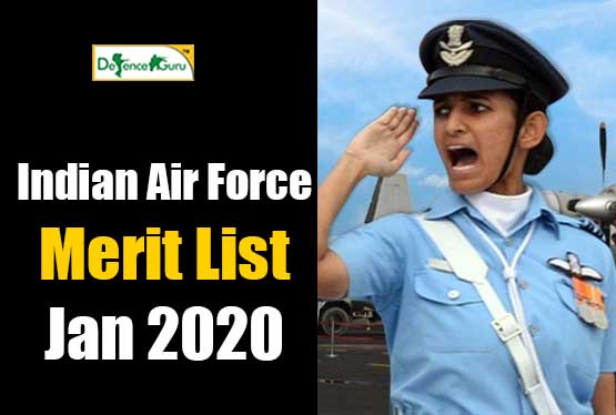Indian Air Force Merit List Released Jan 2020 Courses