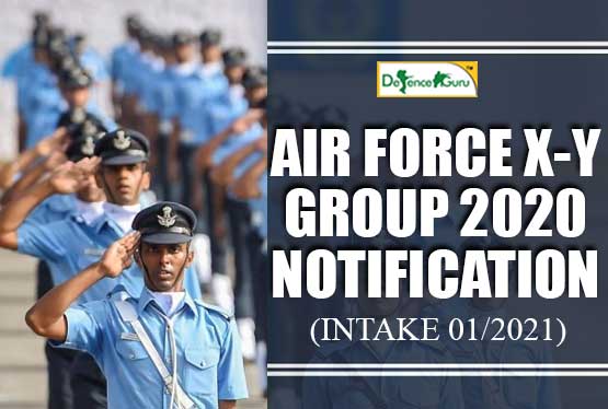 Air Force X-Y Group 2020 Notification Released-Apply Now