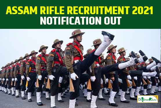 Assam Rifle Rally Recruitment 2021 Notification Out