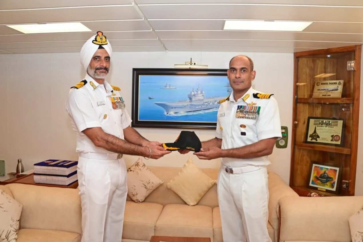 Captain Ashok Rao Takes the Helm of INS Vikrant