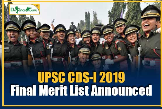 UPSC CDS-I 2019 Final Merit List Announced - Check Now