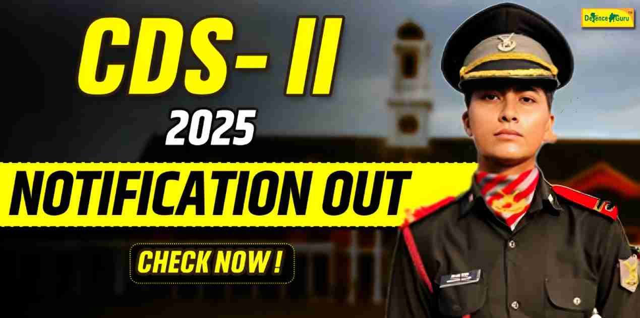 CDS-2 2025 Notification Out- Download the PDF