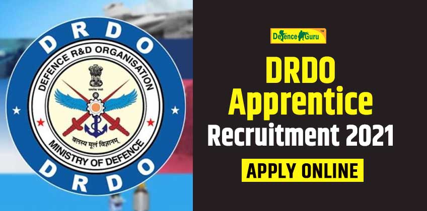 DRDO Apprentice Recruitment 2021 - Apply Online