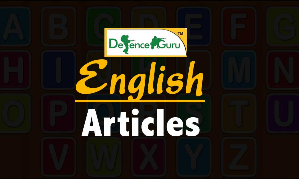 English Articles for MNS Exam Preparation