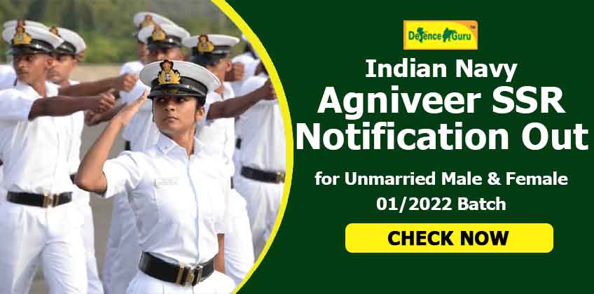 Indian Navy Agniveer SSR Recruitment 2022 Notification Out