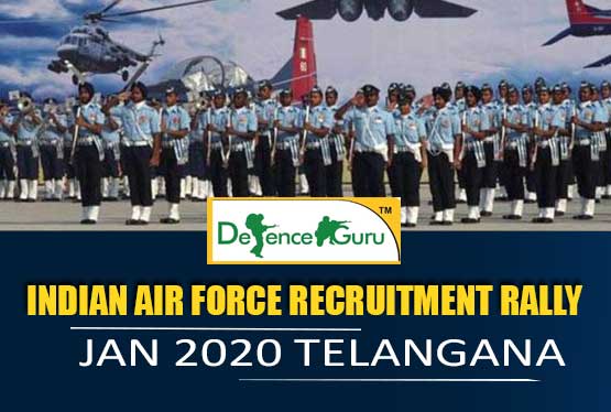 Indian Air Force Recruitment Rally- Jan 2020 Telangana