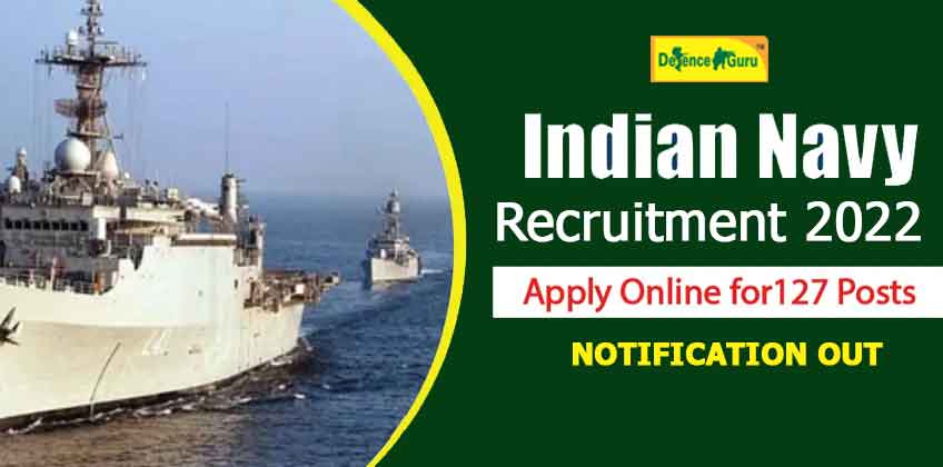 Indian Navy Recruitment 2022 Notification Out - Apply Now
