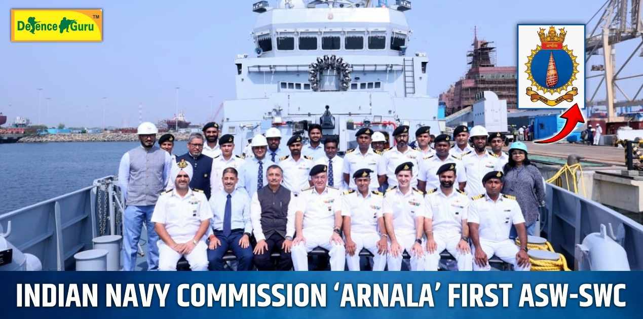 Indian Navy Commission ‘Arnala’ First ASW-SWC