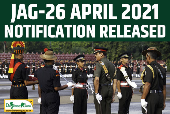 JAG-26 April 2021 Notification Released