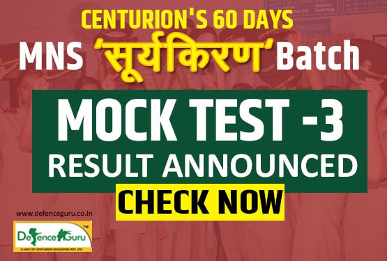 MNS 60 Days Course Mock Test-3 Result Announced