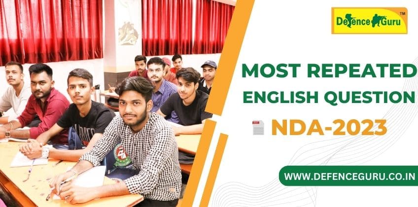 NDA 2023 English Questions: Most Repeated English Questions PDF