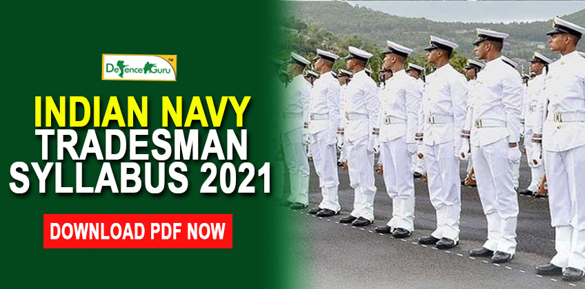 Indian Navy Tradesman Syllabus 2021 | Download PDF Now